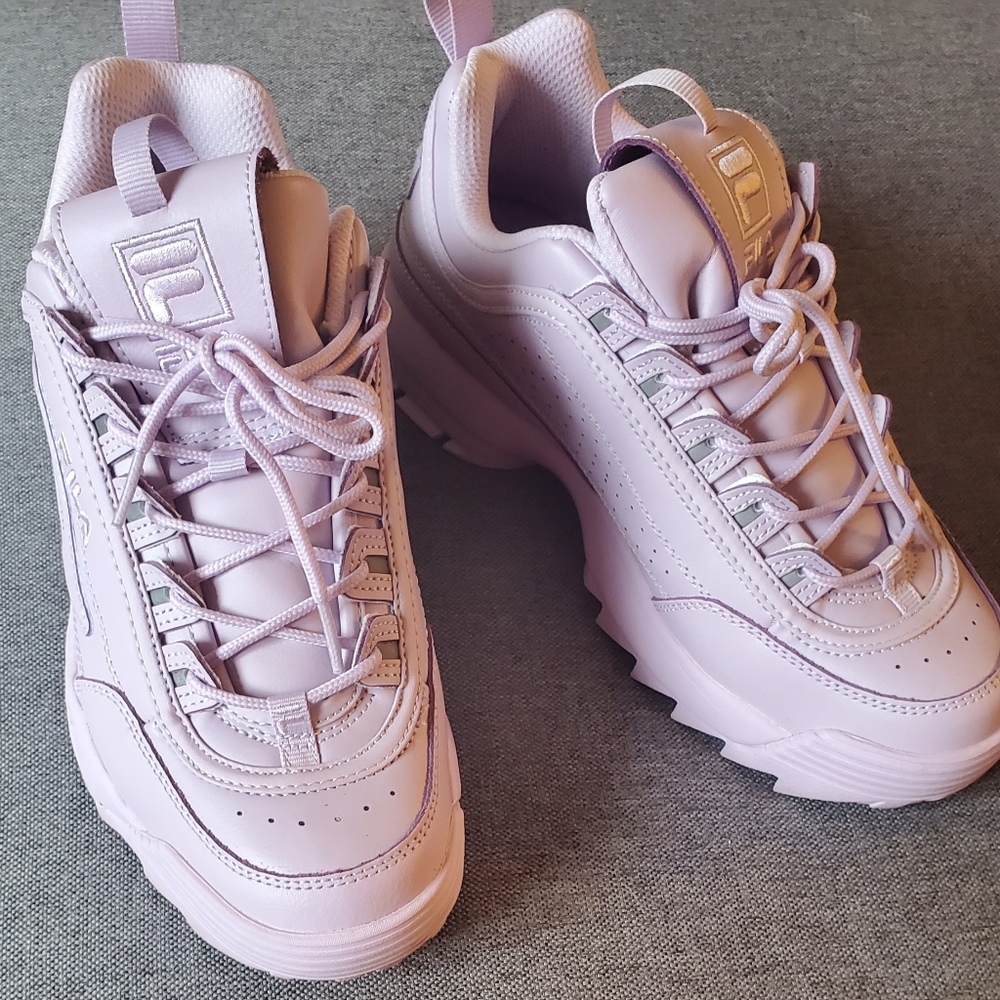 Fila disruptor 2 pastel lilac purple size 10